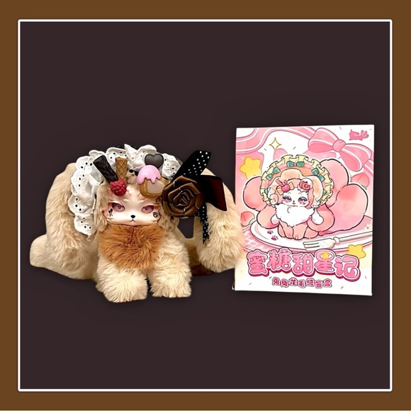 Tutulong Fantasy Creatures Honey Star Drops Plush Claw Chocolate - Picture 8 of 17
